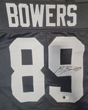 BROCK BOWERS SIGNED AUTOGRAPHED CUSTOM PRO STYLE CUSTOM XL JERSEY BECKETT QR