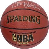 Chris Webber Sacramento Kings Signed NBA Zi/O Excel Ind/Out Basketball "HOF 21"