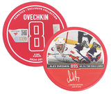 Alexander Ovechkin Autographed Capitals 895th Goal Hockey Puck LE 895 Fanatics