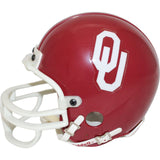 Billy Sims Signed Oklahoma Sooners VSR4 Replica Mini Helmet Heisman BAS 44125