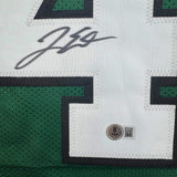Framed Autographed/Signed Jake Elliott 35x39 Kelly Green Football Jersey BAS COA