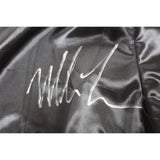 Mike Tyson Autographed/Signed Black Boxing Trunks Beckett 44769