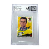 Diogo Jota Signed 2015-16 Panini Futebol Sticker #223 - BGS 7.5 AUTO 10