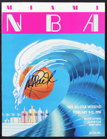 Lakers Magic Johnson Signed 1990 All-Star Game Program BAS Witnessed #W424735