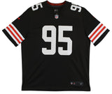 Browns Myles Garrett Authentic Signed Brown Nike Limited Jersey BAS Witnessed