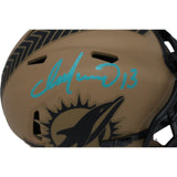 Dan Marino Autographed Miami Dolphins 23 Salute Mini Helmet Beckett 46476