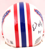 Earl Campbell Warren Moon Signed Oilers 81-96 Mini Helmet w/HOF -Beckett W Holo