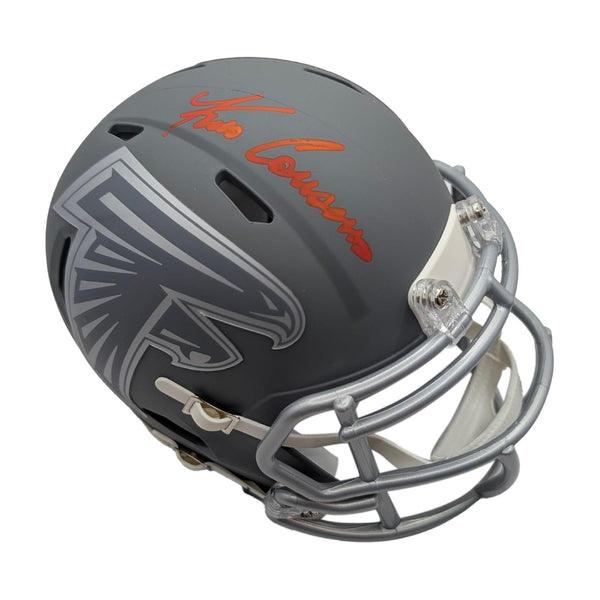 Kirk Cousins Autographed Atlanta Falcons Riddell Slate Mini Helmet - Fanatics