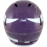 Fran Tarkenton Autographed Minnesota Vikings F/S TB Helmet Beckett Witness 50834