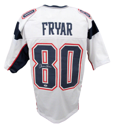 Irving Fryar Signed/Autographed White Patriots Football Jersey PSA/DNA 208132