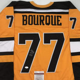 Autographed/Signed Ray Bourque Boston Yellow Hockey Jersey JSA COA