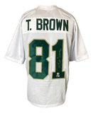 Tim Brown Signed Notre Dame Fighting Irish Jersey Inscribed Heisman 87 (Beckett)