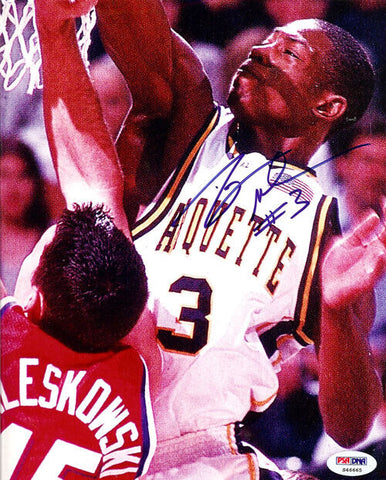 Dwyane Wade Autographed 8x10 Photo Marquette Golden Eagles PSA/DNA #S46665