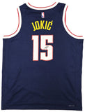 NUGGETS NIKOLA JOKIC AUTOGRAPHED SWINGMAN ICON EDITION JERSEY SIZE 52 JSA 221498