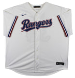 Rangers Nolan Ryan HOF 99 Authentic Signed White NIke Jersey Autographed BAS