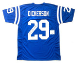 ERIC DICKERSON HOF 99 SIGNED PRO STYLE JERSEY w/ BECKETT WITNESSED COA #WH47799