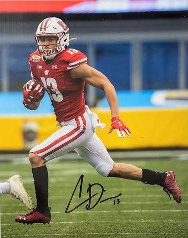 Badgers Receiver CHIMERE DIKE Signed Wisconsin 8x10 photo #2 AUTO