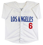 Steve Garvey "74 NL MVP" Authentic Signed White Pro Style Jersey BAS Witnessed