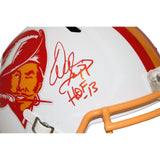 Warren Sapp Autographed Tampa Bay Buccaneers TB F/S Helmet HOF Beckett 44043
