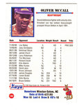 Oliver McCall Autographed 1991 Kayo Boxing Card #182 w/Atomic Bull - (SS COA)