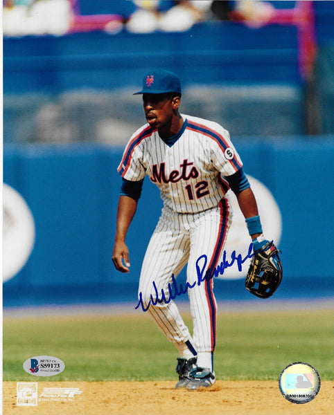 Willie Randolph Autographed New York Mets 8x10 Photo Beckett Authenticated #1