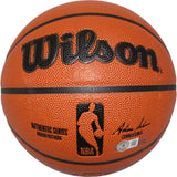 Larry Bird Autographed/Signed Boston Celtics Basketball BAS 29389