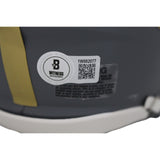 Pat Freiermuth Signed Pittsburgh Steelers Slate Mini Helmet BAS 45948