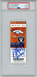 Von Miller Signed 9/12/2011 Ticket w/NFL Debut Grade 8 PSA 9 Slab 34355