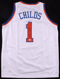 Chris Childs Signed Knicks Jersey (JSA) New York Point Guard 1994-2001