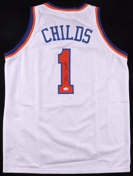 Chris Childs Signed Knicks Jersey (JSA) New York Point Guard 1994-2001