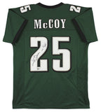 LeSean McCoy Authentic Signed Green Pro Style Jersey BAS Witnessed
