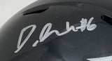 Devonta Smith Signed Philadelphia Eagles Alternate Mini Speed Helmet Fanatics