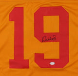 Deebo Samuel Signed 49ers Throwback Gold Jersey (PSA) San Francisco Receiver