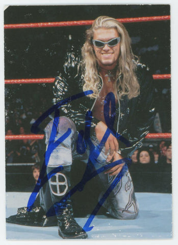 Edge WWE Authentic Signed 1999 Comic Images #16 Card BAS #BS86770