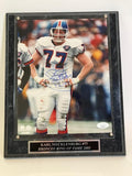 Karl Mecklenburg Autographed/Inscribed Denver Broncos 8x10 Photo w/ Plaque JSA
