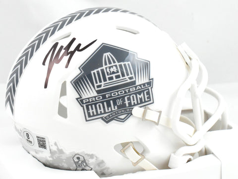 John Lynch Autographed Hall of Fame Salute Speed Mini Helmet - Beckett W Holo