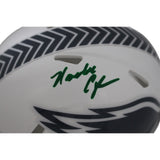 Randall Cunningham Signed Philadelphia Eagles 24 STS Mini Helmet Beckett 48868