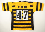 Mel Blount Signed Steelers Bumble Bee Throwback Jersey Inscribed "HOF 89" / GTSM
