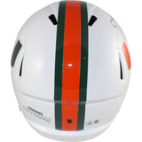 Jimmy Johnon Autographed Miami Hurricanes F/S Helmet 87 Champs Beckett 50131