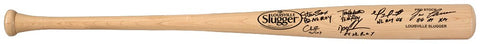 ROY Winners Multi Signed Louisville Slugger Blonde Bat (6 Sigs & 6 Ins) (SS COA)