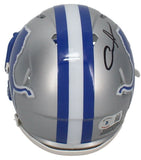 Aidan Hutchinson Autographed Detroit Lions Mini Throwback Speed Helmet Beckett