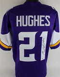 Mike Hughes Signed Minnesota Vikings Jersey (Beckett Hologram) 2018 1st Round Pk