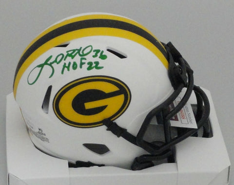 Packers LEROY BUTLER Signed LUNAR Speed Mini Helmet AUTO w/ HOF 2022 - JSA