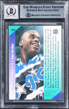 Magic Shaquille O'Neal Signed 1992 Upper Deck #424 Rookie Card Auto 10! BAS Slab