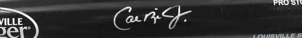 Cal Ripken Jr Autographed Black Louisville Slugger Pro Baseball Bat - Fanatics