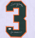 Stacy Coley Signed Miami Hurricanes Jersey Inscribed "Go Canes!" (JSA) Vikings