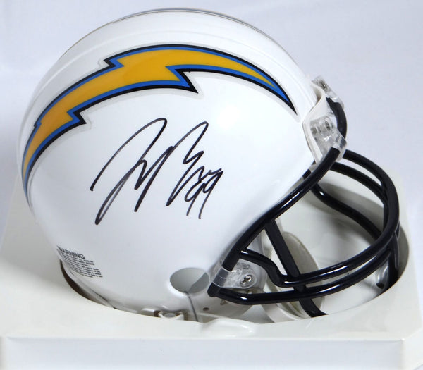 Joey Bosa Autographed Los Angeles Chargers Mini Helmet