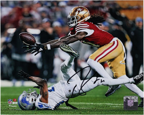 Brandon Aiyuk 49ers Autographed 8x10 2023 NFC Championship Game Catch Photo