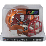 Derrick Brooks Autographed Tampa Bay Buccaneers Flash Mini Helmet Beckett 49109