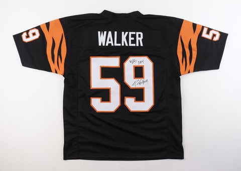 Kevin Walker Signed Cincinnati Bengals Jersey (JSA) Super Bowl XXIII Linebacker